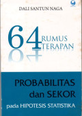 64 Rumus terapan probalitas dan sektor : Pada hipotesis statistika