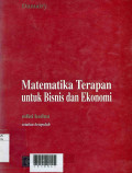 MATEMATIKA TERAPAN UNTUK BISNIS DAN EKONOMI