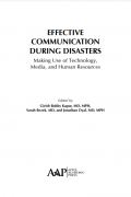 EFFECTIVE COMMUNICATION DURING DISASTERS: Making Use of Technology, Media, and Human Resources
