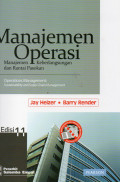 Manajemen operasi ; manajemen keberlangsungan dan rantai pasokan
