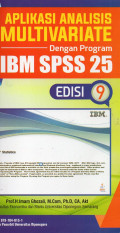 aplikasi analisis multivariate dengan program IBM SPSS 25