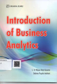 Introduction Of Business Analytics