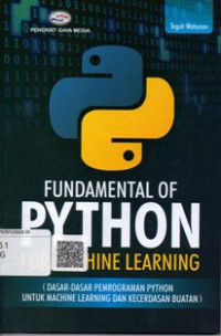 Fundamental Of Python ForMachine Learning