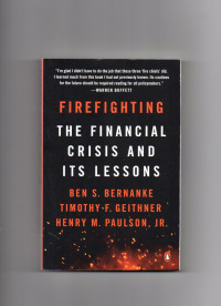 Firefighting : the financial crisis and its lessons