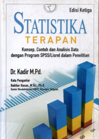 Statistika Terapan : Konsep contoh dan analisis data dengan program spss dalam penelitian